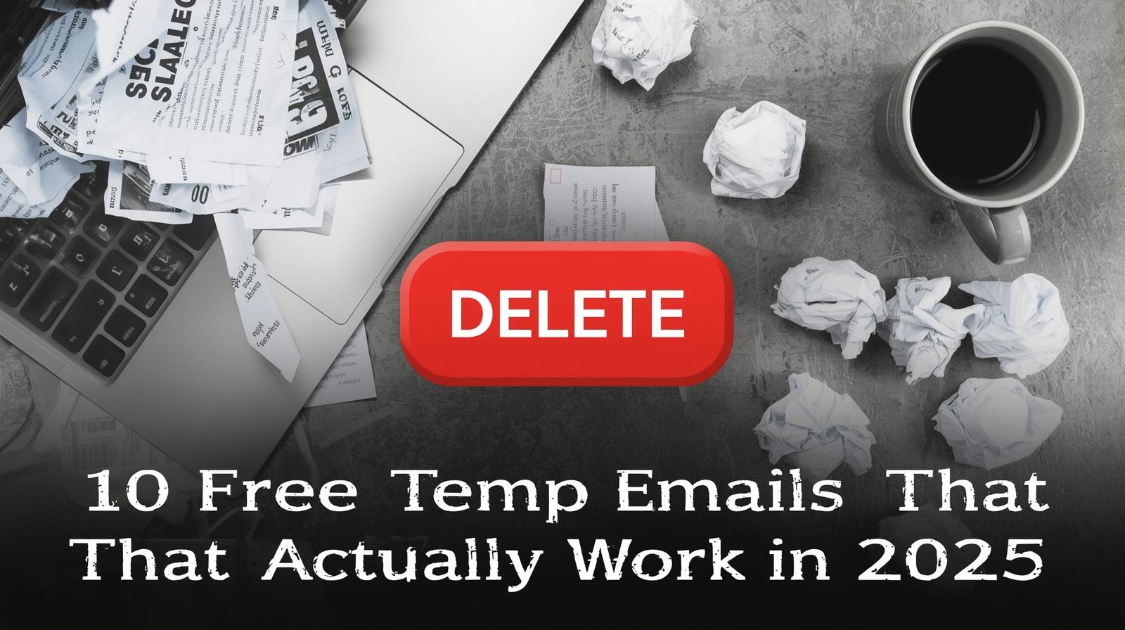 10 Free Temporary Email Sites in 2025 (Compared & Tested)